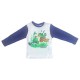 T-shirt maglia maglietta bimbo bambino The Good Dinosaur Disney blu