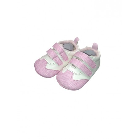 Scarpina scarpa Pastello bimba neonato bianco rosa