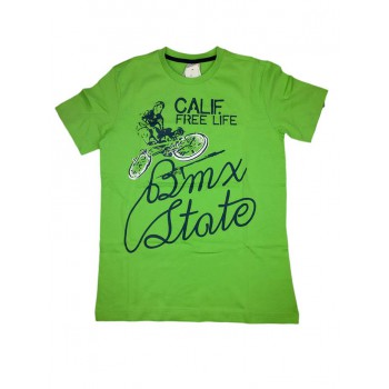 T-shirt maglia maglietta bimbo  bambino Trybeyond verde