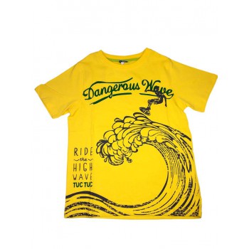 T-shirt maglia maglietta bimbo  bambino Tuc Tuc giallo