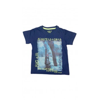 T-shirt maglia maglietta bimbo  bambino Losan blu
