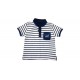 T-shirt maglia maglietta polo bimbo bambino Losan righe bianco blu