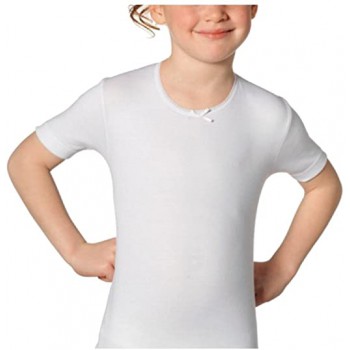 t-shirt maglia intima bambina bimbissimi bianco