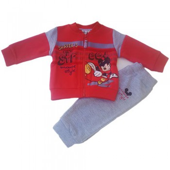 Completo tuta 2pz maglia maglietta pantalone bimbo neonato Disney baby Mickey
